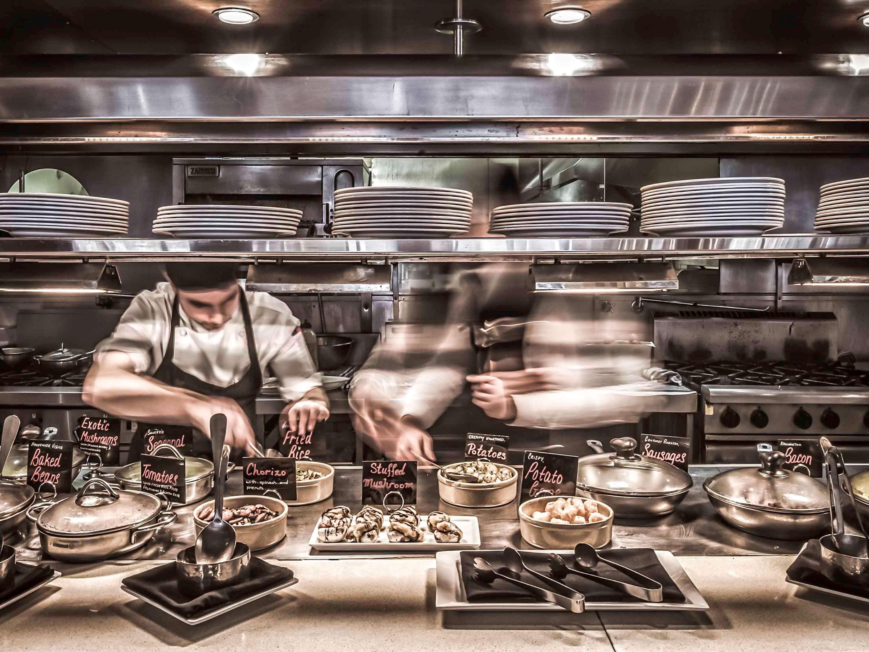 เดอะเพลย์ฟอร์ด แอดิเลด - เอ็มแกลเลอรี่ Hotel ภายนอก รูปภาพ The kitchen at the restaurant